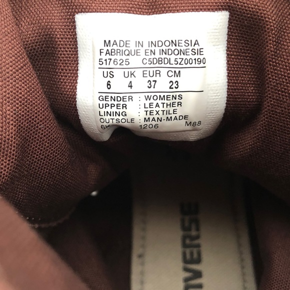 🔴SOLD🔴 CONVERSE CHUCK TAYLOR HIGH TOP SIZE 6 - Picture 7 of 8